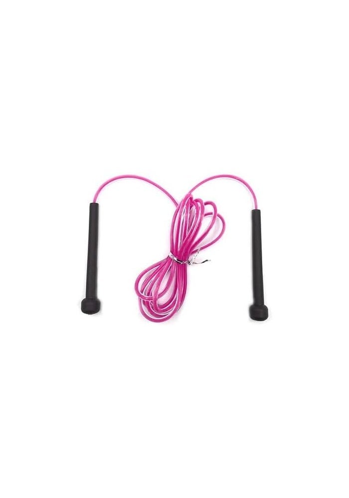 DAISO Jump Rope Pink 280cm – Adjustable Skipping Rope for Kids & Fitness Exercise, Cardio & Outdoor Play